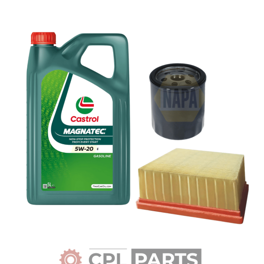 SERVICE KIT FORD FIESTA 1.0 ECOBOOST NAPA AIR & OIL FILTER SERVICE KIT + 5L OIL (2012-2018)
