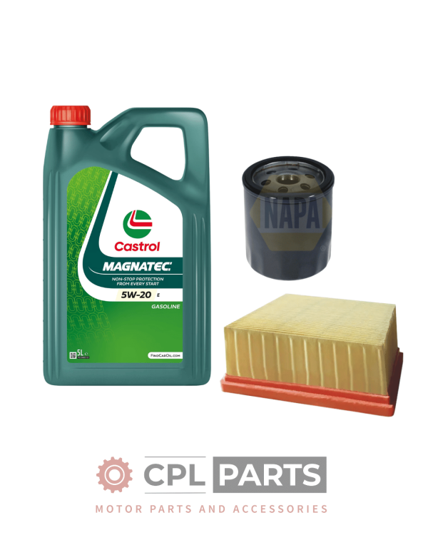 SERVICE KIT FORD FIESTA 1.0 ECOBOOST NAPA AIR & OIL FILTER SERVICE KIT + 5L OIL (2012-2018)