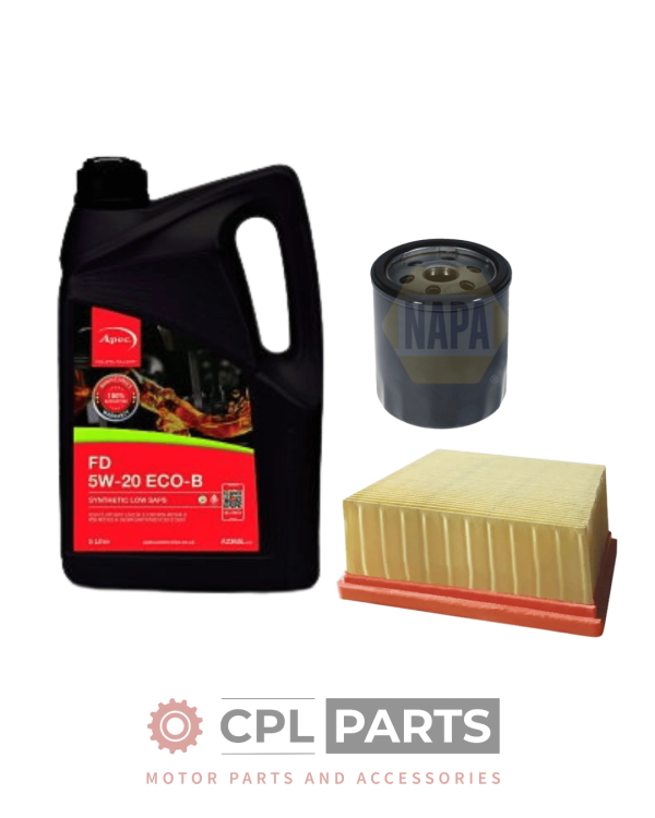 SERVICE KIT FORD FIESTA 1.0 ECOBOOS NAPA AIR & OIL FILTER SERVICE KIT + 5L OIL (2012-2018)