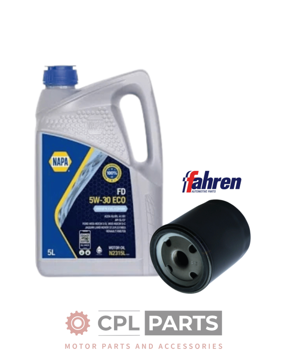 Ford Fiesta 1.2L MK7 ZETEC 2008-2017 Oil Filter & Oil Service Kit
