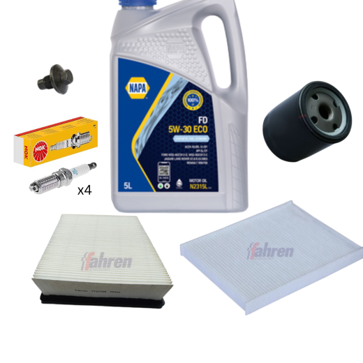 Ford Fiesta 1.2L MK7 ZETEC 2008-2017 Full Service Kit