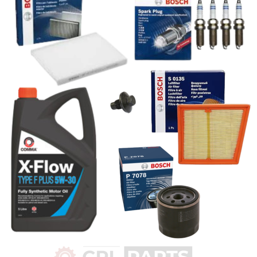Ford Fiesta 1.2L MK7 ZETEC 2008-2017 Full Service Kit - Bosch Filters