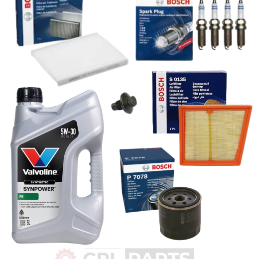 Ford Fiesta 1.2L MK7 ZETEC 2008-2017 Full Service Kit - Bosch Filters