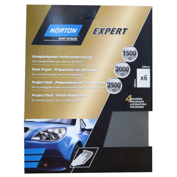 Project Pack – Polish Preparation – Pack of 6 Sanding Sheets