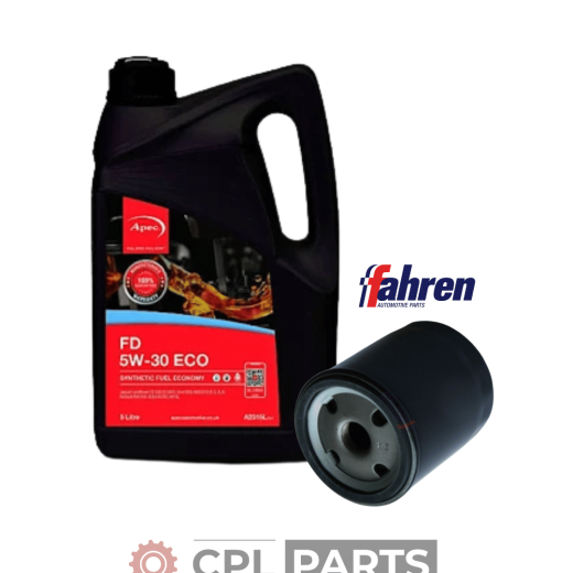 Ford Fiesta 1.2L MK7 ZETEC 2008-2017 Oil Filter & Oil Service Kit