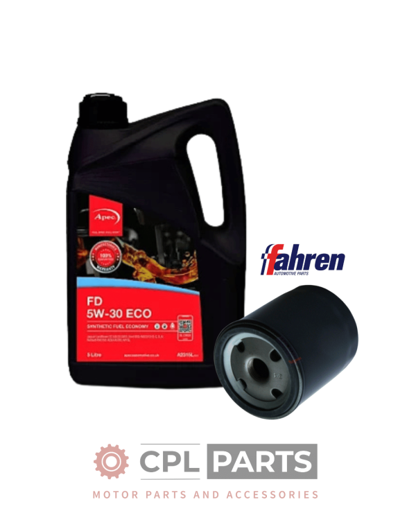 Ford Fiesta 1.2L MK7 ZETEC 2008-2017 Oil Filter & Oil Service Kit
