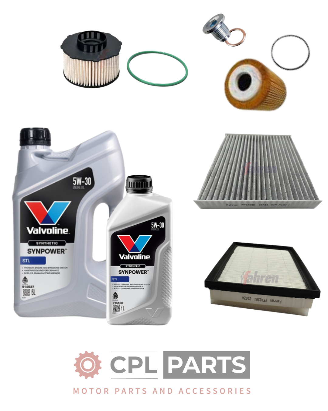 Peugeot Partner 1.5l Blue HDi Full Fahren Service Kit - Fits 2018+ Models