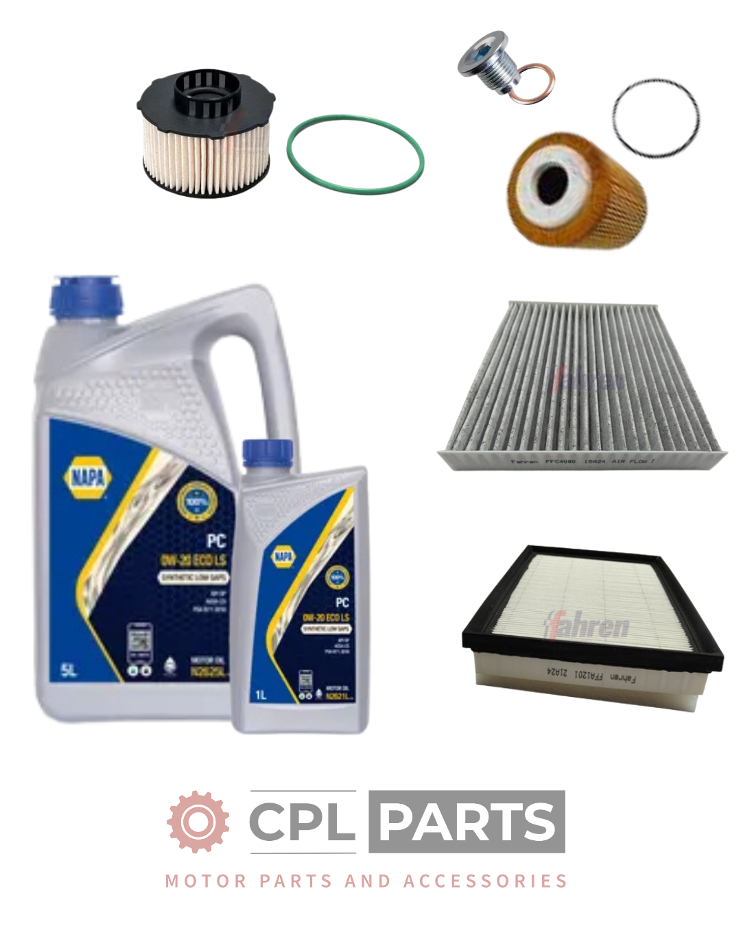 Peugeot Partner 1.5l Blue HDi Full Fahren Service Kit - Fits 2018+ Models