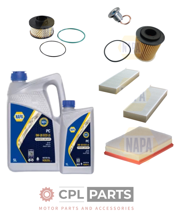 Peugeot Partner 1.5l Blue HDi Full NAPA Service Kit - Fits 2018+ Models