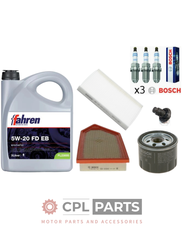 Ford Fiesta MK8 1.0 EcoBoost 2017-2023 - Bosch Filter Service Kit + Fahren Oil