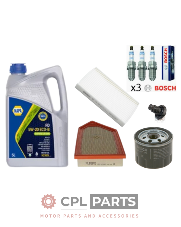 Ford Fiesta MK8 1.0 EcoBoost 2017-2023 - Bosch Filter Service Kit + Napa Oil