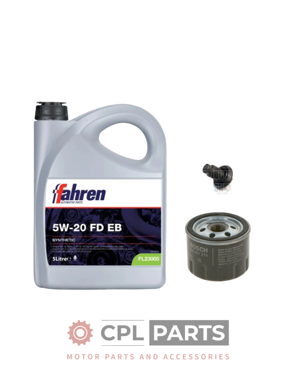 Ford Fiesta MK8 1.0 EcoBoost 2017-2023 - Oil Filter Service Kit + Fahren Oil