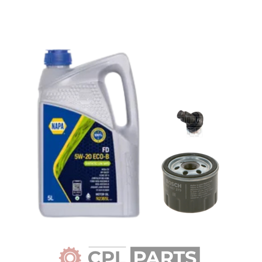 Ford Fiesta MK8 1.0 EcoBoost 2017-2023 - Oil Filter Service Kit + Napa Oil