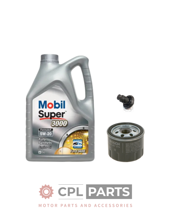 Ford Fiesta MK8 1.0 EcoBoost 2017-2023 - Oil Filter Service Kit + Mobil Oil