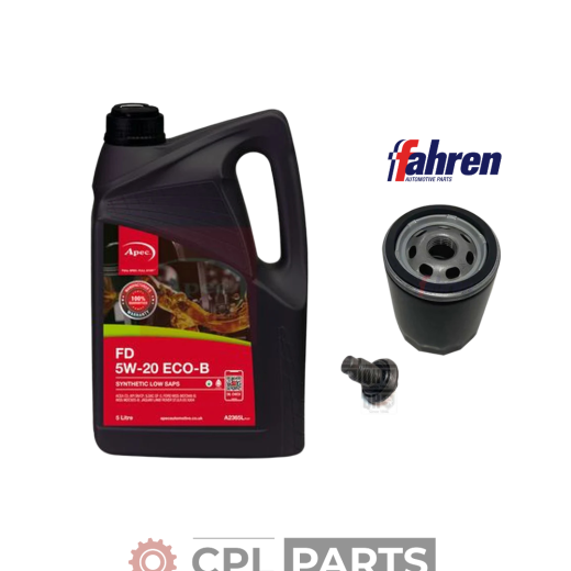 Ford Fiesta MK8 1.0 EcoBoost 2017-2023 - Fahren Oil Filter Service Kit + Apec Oil