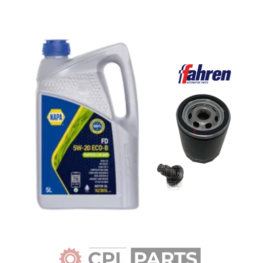 Ford Fiesta MK8 1.0 EcoBoost 2017-2023 - Fahren Oil Filter Service Kit + Napa Oil