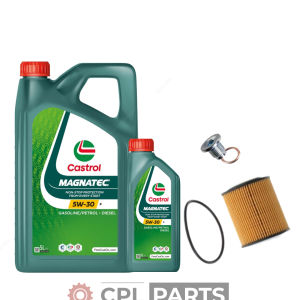 Peugeot Partner 1.5l Blue HDi Castrol Oil Service Kit - Fits 2018+ Models
