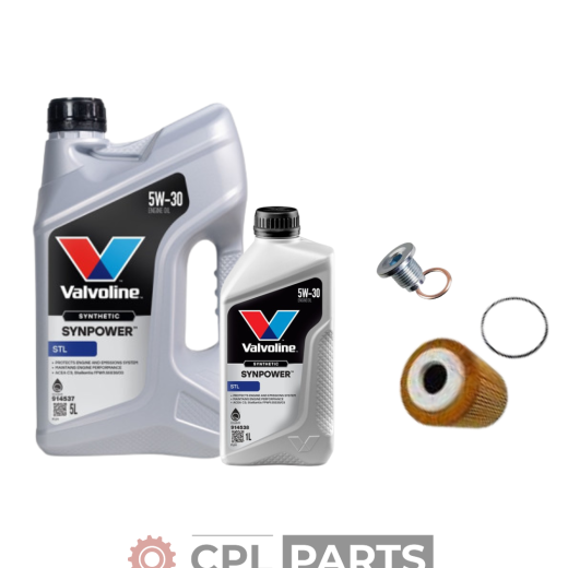 Peugeot Partner 1.5l Blue HDi Valvoline Oil Service Kit - Fits 2018+ Models