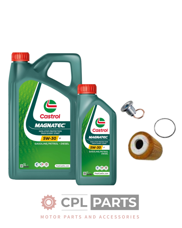 Peugeot Partner 1.5l Blue HDi Castrol Oil Service Kit - Fits 2018+ Models