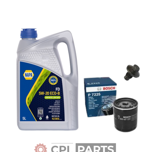 Ford Focus MK3 1.0 EcoBoost Bosch Oil Filter Service Kit - 2012-2017