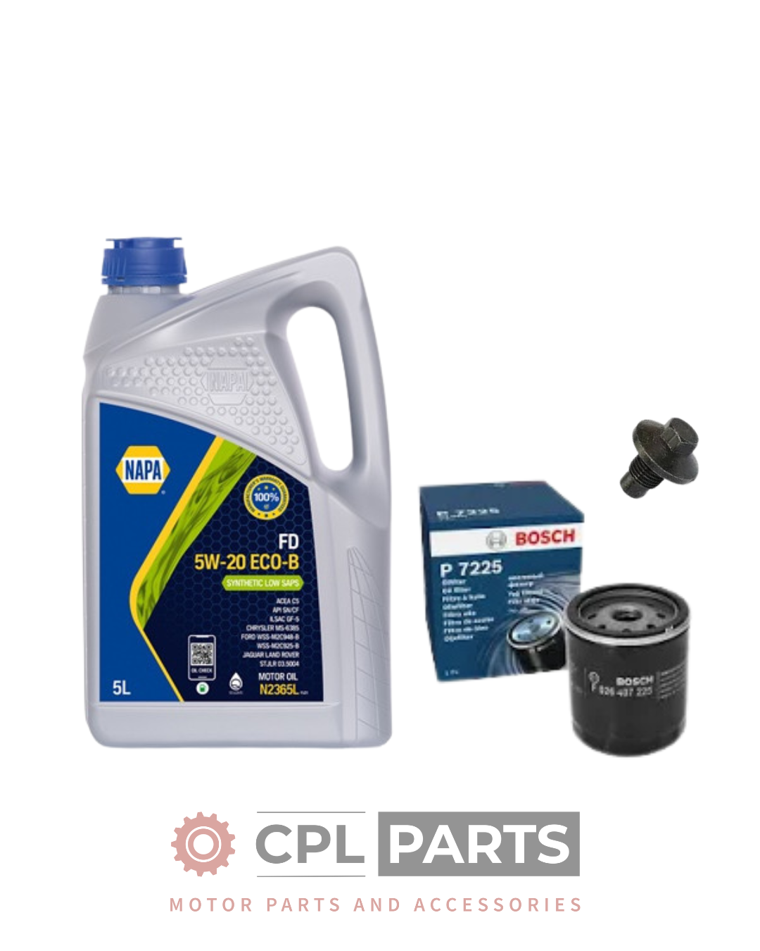Ford Focus MK3 1.0 EcoBoost Bosch Oil Filter Service Kit – 2012-2017