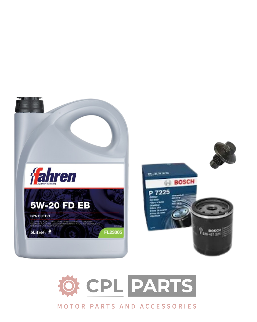 Ford Focus MK3 1.0 EcoBoost Bosch Oil Filter Service Kit – 2012-2017